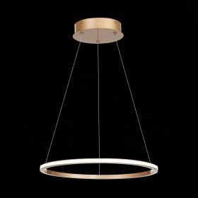 ST604.243.22 Светильник подвесной ST-Luce Золотистый/Белый LED 1*22W 4000K