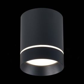 ST115.442.12 Светильник потолочный Черный LED 1*12W 4000K 840Lm Ra>90 120° IP20 D79xH100 170-240V