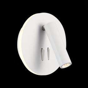 SL1586.513.01 Светильник настенный Белый LED 1*8W 3000K 624Lm Ra>80 24° IP20 L-xW155xH155 170-240V