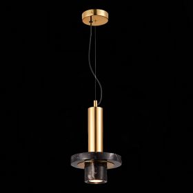 SL1210.403.01 Светильник подвесной ST-Luce Золотистый/Черный GU10 1*5W