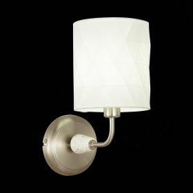 SLE107801-01 Светильник настенный Никель/Белый E14 1*40W