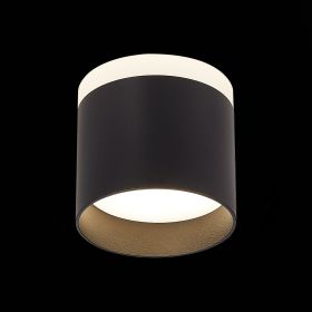 ST102.442.09 Светильник потолочный Черный LED 1*9W 4000K 702Lm Ra>80 120° IP20 D79xH75 170-240V