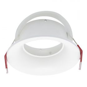 ST257.508.01 Св-к встр. Белый GU10 1*50W  IP65 D93xH53 220V Без ламп