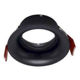 ST257.408.01 Св-к встр. Черный GU10 1*50W  IP65 D93xH53 220V Без ламп