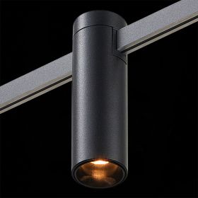 ST810.406.05 Магнитный трековый светильник FARM Черный LED 1*5W 3000K 227Lm Ra90 60 IP20 D35xH112 24