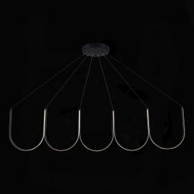 SL6202.413.01 Светильник подвесной ST-Luce Черный LED 1*68W 3000K