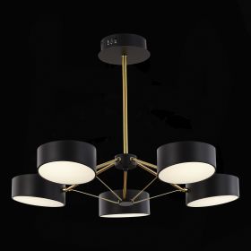SLE6005-402-05 Светильник потолочный Черный, Золотистый/Черный LED 5*10W