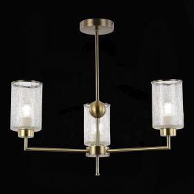 SLE1046-302-03 Светильник потолочный Бронза/Прозрачный E27 3*60W