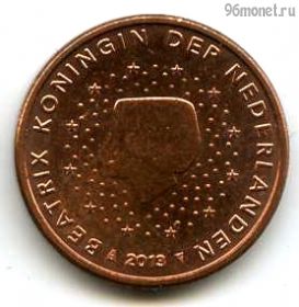 Нидерланды 1 евроцент 2013