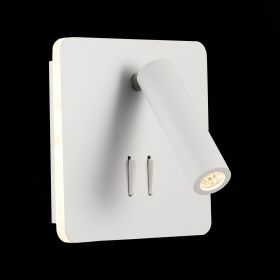 SL1586.531.01 Светильник настенный Белый LED 1*9W 3000K 624Lm Ra>80  IP20 L-xW140xH140 170-240V.