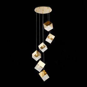 SL1182.203.06 Светильник подвесной ST-Luce Золотистый/Прозрачный, Золотистый G9 6*5W.