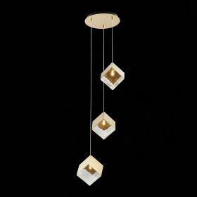 SL1182.203.03 Светильник подвесной ST-Luce Золотистый/Прозрачный, Золотистый G9 3*5W.