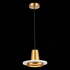 SL1212.203.01 Подвес ST-Luce Латунь/Латунь, Белый LED 1*12W 3000K.