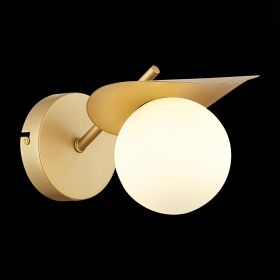 SLE220501-01 Светильник настенный Золотистый/Белый G9 1*5W.