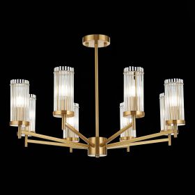 SL1233.302.08 Люстра потолочная ST-Luce Латунь/Прозрачный E14 8*60W.
