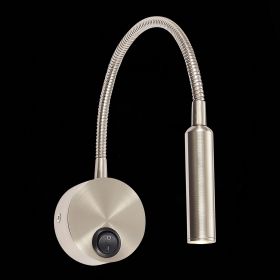 ST653.131.01 Светильник настенный ST-Luce Никель/Никель LED 1*3W 3000K.