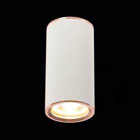 ST111.527.01 Светильник потолочный Белый GU10 1*50W D54xH105 220V Без ламп.