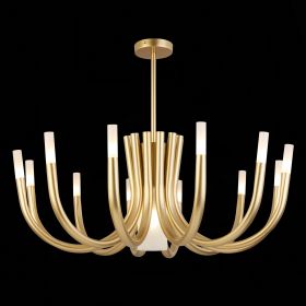 SL1173.202.13 Люстра потолочная ST-Luce Золотистый/Белый G4/E27 12+1*5+60W.