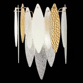 SL1224.201.02 Бра ST-Luce Золотистый/Прозрачный, Белый E14 2*60W.