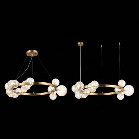 SL1165.303.15 Светильник подвесной ST-Luce Бронза/Коньячный G4 15*5W.