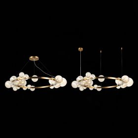 SL1165.303.24 Светильник подвесной ST-Luce Бронза/Коньячный G4 24*5W.