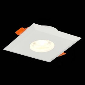 ST204.508.01 Св-к встр. Белый GU10 1*50W  L94xW94xH25 220V Без ламп.