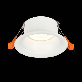 ST200.508.01 Св-к встр. Белый GU10 1*50W  D89xH40 220V Без ламп.