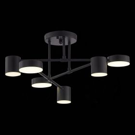 SLE201042-06 Светильник потолочный Черный/Черный LED 6*7W 4000K.