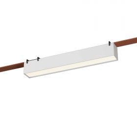 ST456.536.12 Св-к трек. Белый LED 1*12W 3000K 670Lm Ra90 120 IP20 L323xW40xH45 48V.