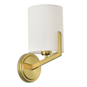 SLE3010-301-01 Светильник настенный Латунь/Белый E27 1*60W.