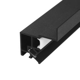 ST038.429.01 Парящий профиль под натяжной ПВХ потолок ST-Luce Черный Длина 2 000мм.