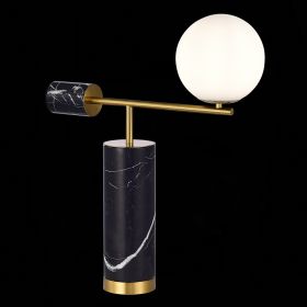 SL1008.404.01 Прикроватная лампа ST-Luce Латунь,Черный/Белый G9 1*5W.