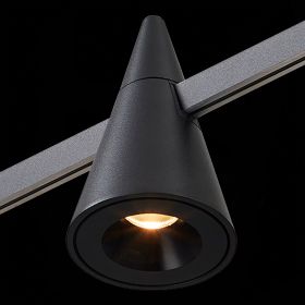 ST813.406.05 Магнитный трековый светильник FARM Черный LED 1*5W 3000K 325Lm Ra90 60 IP20 D70xH115 24.