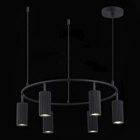 SL1213.403.06 Светильник подвесной ST-Luce Черный/Черный GU10 6*5W 4000K.