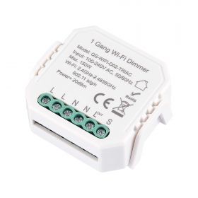 ST9000.500.01C WI-FI реле 1 канал,250W, IP20, L46xW46xH18, 230V, Белый.