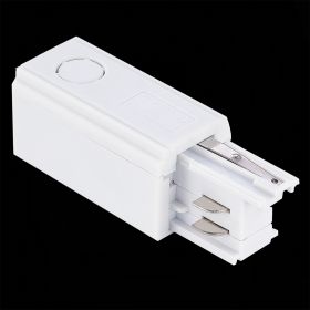 ST030.509.10R Правый Токоподвод для трехфазного шинопровода ST-Luce Белый.