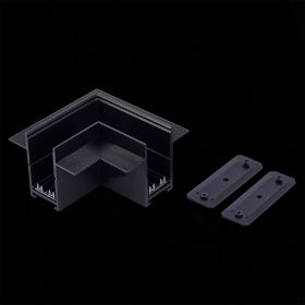 ST021.422.14 Угол-соединитель для встраиваемого  шинопровода Skyline 220 ST-Luce Черный.