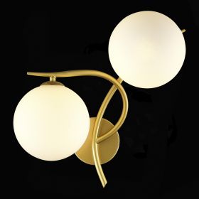 SLE2210-201-02 Светильник настенный Золотистый/Белый G9 LED 2*5W.