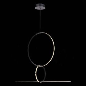 SL6113.433.01 Светильник подвесной ST-Luce Черный LED 1*50W 3000K.