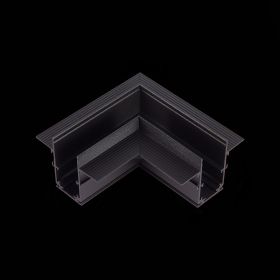ST007.429.12 Угол-соединитель для встраиваемого магнитного шинопровода под ГКЛ 12мм ST-Luce Черный.