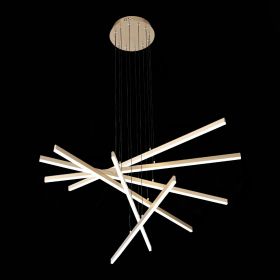 SL394.223.06 Светильник подвесной ST-Luce Матовое золото/Белый LED 6*16,6W 4000K.