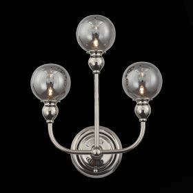 SL552.101.03 Бра ST-Luce Никель/Дымчатый G9 3*5W.