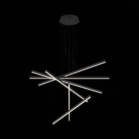 SL394.423.06 Люстра подвесная ST-Luce Черный/Белый LED 1*100W 4000K.