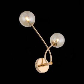 SL435.201.02 Бра ST-Luce Золотистый/Коньячный G9 2*3W.