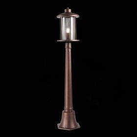 SL080.415.01 Светильник уличный наземный ST-Luce Темный кофе/Прозрачный, Темный кофе E27 1*60W.
