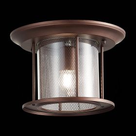 SL080.402.01 Светильник уличный потолочный ST-Luce Темный кофе/Прозрачный, Темный кофе E27 1*60W.