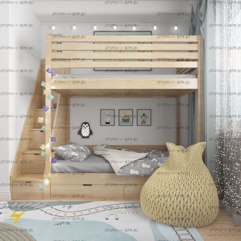 Кровать двухъярусная Лейла №30А