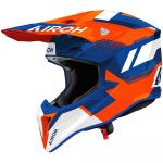 Airoh Wraaap Vision Orange/Blue Gloss шлем внедорожный