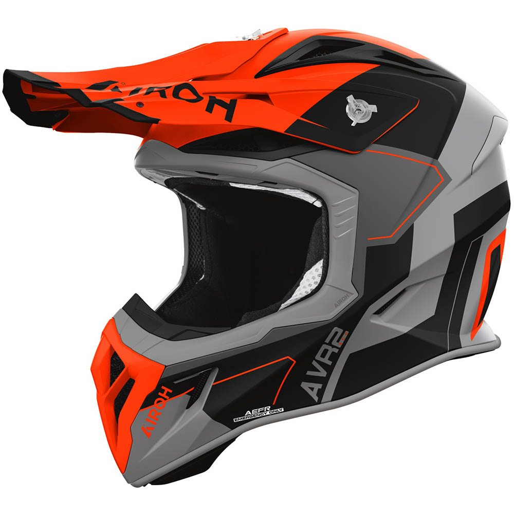 Airoh Aviator Ace 2 Shield Orange Matt шлем для мотокросса и эндуро