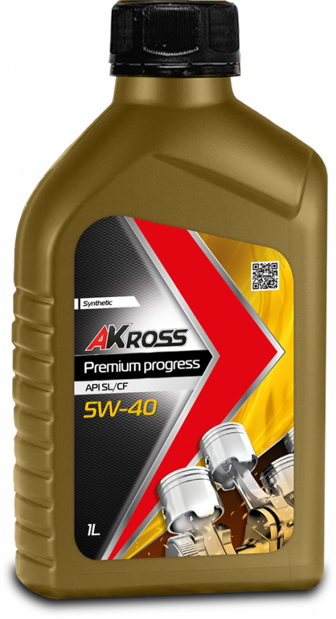 AKross Premium Progress 5W-40 SL/CF, 1л